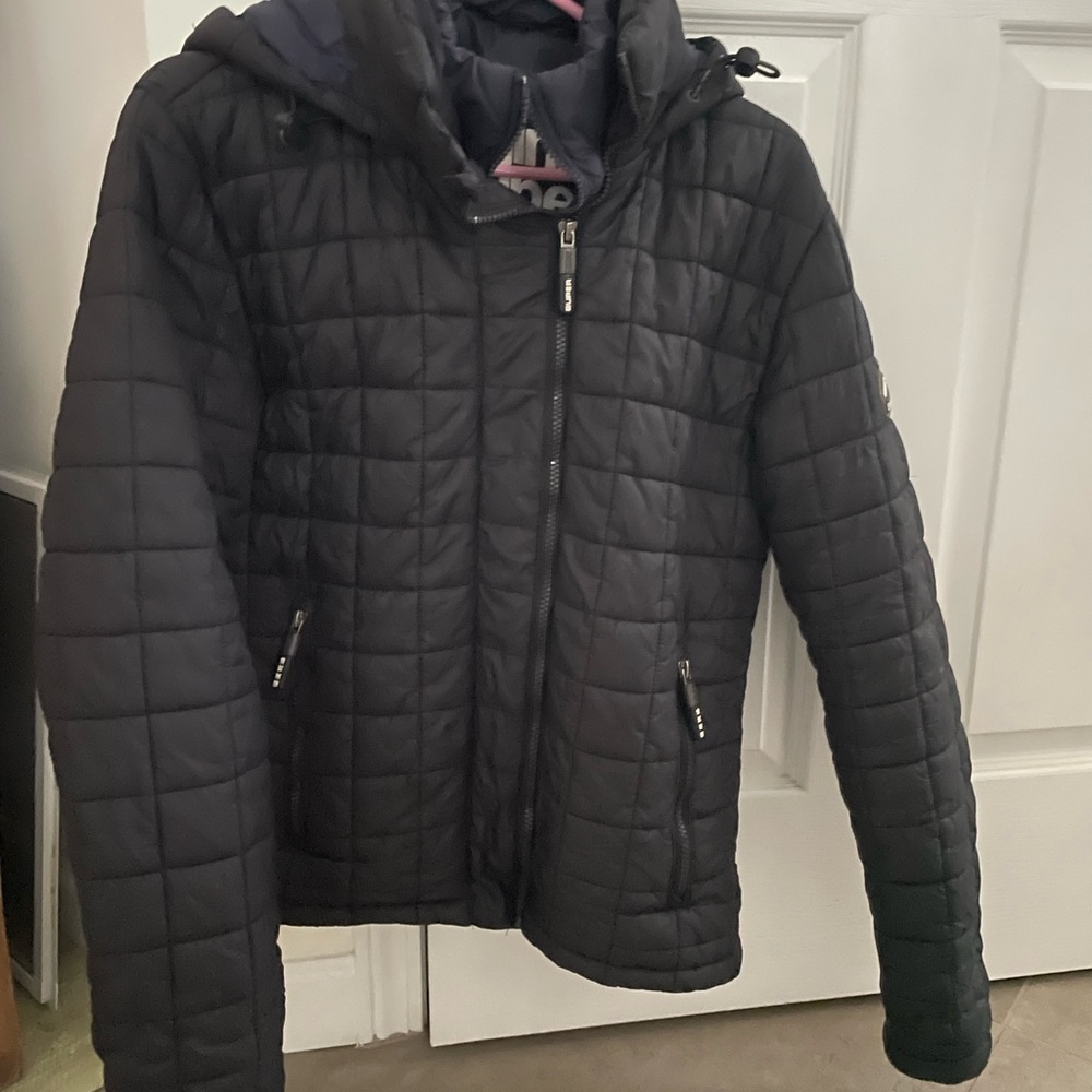 Superdry Black Quilted Jacket